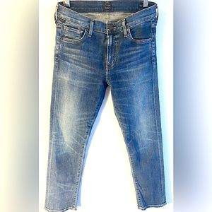 Citizens of Humanity Agnes Crop Mid Rise 25 Slim Straight